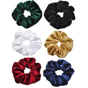  Scrunchie Märkblå