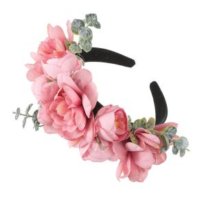  Diadem - Rosa blommor till Midsommar